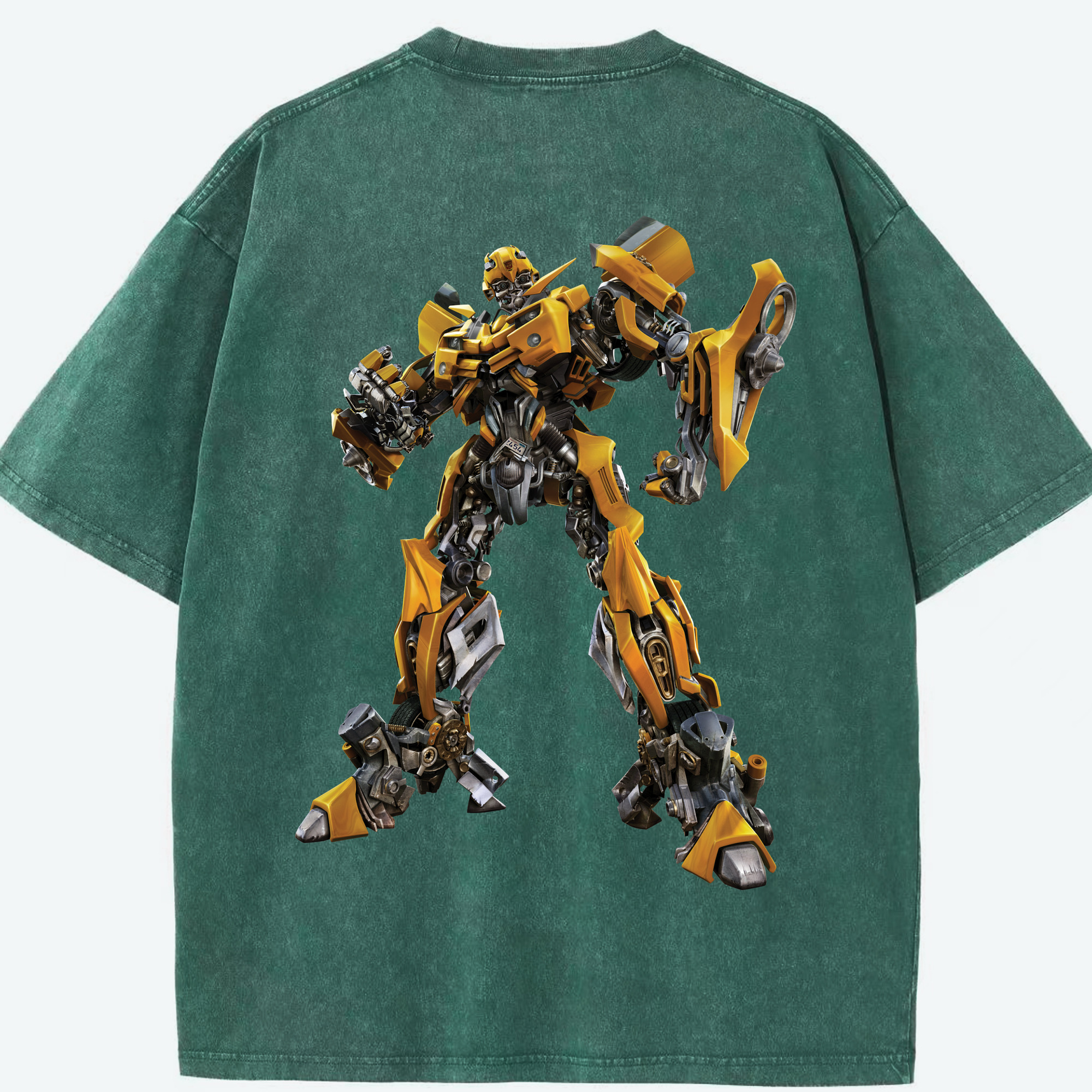 （画像用）  綿100% ヴィンテージ風 半袖Tシャツ（背面プリント）